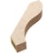 Ekena Millwork 3-inch W x 18-inch D x 18-inch H Geneva Rough Cedar Woodgrain TimberThane Knee Brace, Primed BRCUR03X18X18GNVRCPR - alternate 3